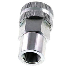 Steel DN 20 Hydraulic Coupling Socket G 3/4 inch Female Threads ISO 7241-1 A D 29.1mm