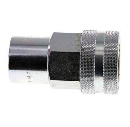 Steel DN 20 Hydraulic Coupling Socket G 3/4 inch Female Threads ISO 7241-1 A D 29.1mm