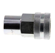 Steel DN 20 Hydraulic Coupling Socket G 3/4 inch Female Threads ISO 7241-1 A D 29.1mm