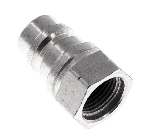 Steel DN 10 Hydraulic Coupling Plug G 3/8 inch Female Threads ISO 7241-1 A D 16mm