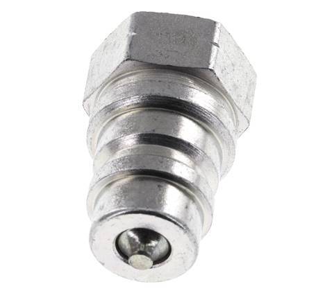 Steel DN 10 Hydraulic Coupling Plug G 3/8 inch Female Threads ISO 7241-1 A D 16mm