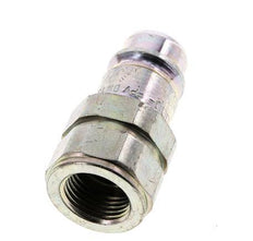 Steel DN 12.5 Hydraulic Coupling Plug G 1/2 inch Female Threads ISO 7241-1 A D 20.5mm