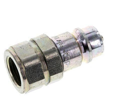 Steel DN 12.5 Hydraulic Coupling Plug G 1/2 inch Female Threads ISO 7241-1 A D 20.5mm
