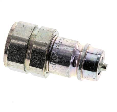 Steel DN 12.5 Hydraulic Coupling Plug G 1/2 inch Female Threads ISO 7241-1 A D 20.5mm