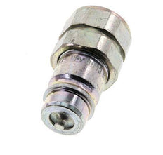 Steel DN 12.5 Hydraulic Coupling Plug G 1/2 inch Female Threads ISO 7241-1 A D 20.5mm