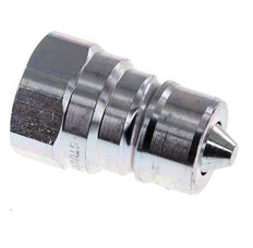 Steel DN 20 Hydraulic Coupling Plug G 3/4 inch Female Threads ISO 7241-1 A D 29.1mm