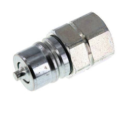 Steel DN 25 Hydraulic Coupling Plug M30x1.5 Female Threads ISO 7241-1 A D 34.3mm