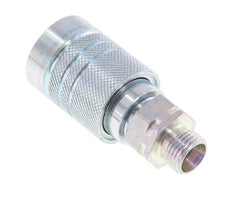 Steel DN 10 Hydraulic Coupling Socket 10 mm L Compression Ring ISO 7241-1 A/8434-1 D 17.3mm