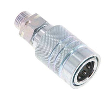 Steel DN 10 Hydraulic Coupling Socket 10 mm L Compression Ring ISO 7241-1 A/8434-1 D 17.3mm