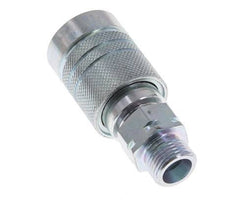 Steel DN 10 Hydraulic Coupling Socket 10 mm S Compression Ring ISO 7241-1 A/8434-1 D 17.3mm