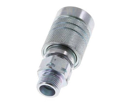 Steel DN 10 Hydraulic Coupling Socket 10 mm S Compression Ring ISO 7241-1 A/8434-1 D 17.3mm