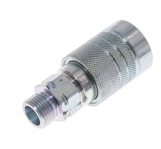 Steel DN 10 Hydraulic Coupling Socket 10 mm S Compression Ring ISO 7241-1 A/8434-1 D 17.3mm