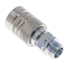 Steel DN 10 Hydraulic Coupling Socket 12 mm S Compression Ring ISO 7241-1 A/8434-1 D 17.3mm
