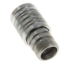 Steel DN 12.5 Hydraulic Coupling Socket 20 mm S Compression Ring ISO 7241-1 A/8434-1 D 20.5mm