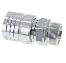 Steel DN 25 Hydraulic Coupling Socket 30 mm S Compression Ring ISO 7241-1 A/8434-1 D 34.3mm