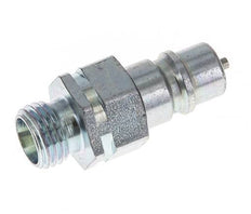 Steel DN 6.3 Hydraulic Coupling Plug 8 mm L Compression Ring ISO 7241-1 A/8434-1 D 12mm