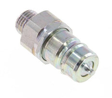 Steel DN 10 Hydraulic Coupling Plug 8 mm L Compression Ring ISO 7241-1 A/8434-1 D 17.3mm