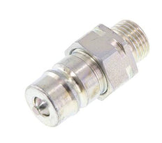 Steel DN 10 Hydraulic Coupling Plug 10 mm L Compression Ring ISO 7241-1 A/8434-1 D 17.3mm