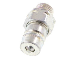 Steel DN 10 Hydraulic Coupling Plug 10 mm L Compression Ring ISO 7241-1 A/8434-1 D 17.3mm