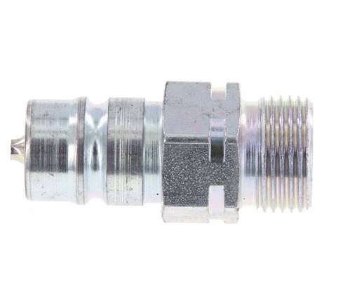 Steel DN 10 Hydraulic Coupling Plug 12 mm S Compression Ring ISO 7241-1 A/8434-1 D 17.3mm