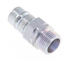 Steel DN 10 Hydraulic Coupling Plug 12 mm S Compression Ring ISO 7241-1 A/8434-1 D 17.3mm