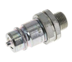 Steel DN 12.5 Hydraulic Coupling Plug 10 mm S Compression Ring ISO 7241-1 A/8434-1 D 20.5mm