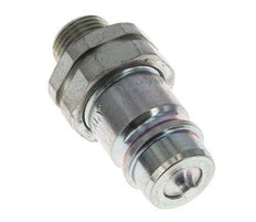 Steel DN 12.5 Hydraulic Coupling Plug 10 mm S Compression Ring ISO 7241-1 A/8434-1 D 20.5mm