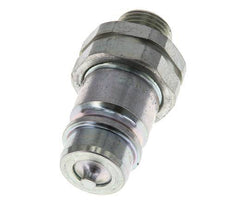 Steel DN 12.5 Hydraulic Coupling Plug 10 mm S Compression Ring ISO 7241-1 A/8434-1 D 20.5mm