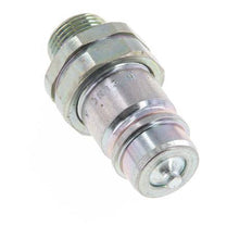 Steel DN 12.5 Hydraulic Coupling Plug 12 mm S Compression Ring ISO 7241-1 A/8434-1 D 20.5mm