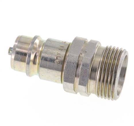 Steel DN 12.5 Hydraulic Coupling Plug 20 mm S Compression Ring ISO 7241-1 A/8434-1 D 20.5mm