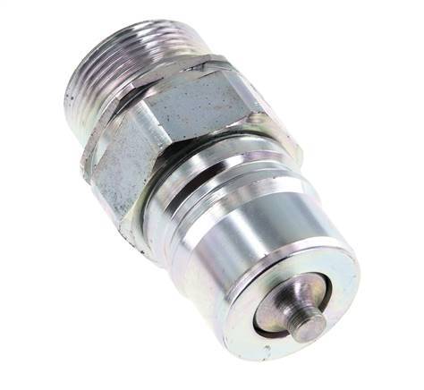 Steel DN 25 Hydraulic Coupling Plug 25 mm S Compression Ring ISO 7241-1 A/8434-1 D 34.3mm