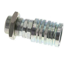 Steel DN 12.5 Hydraulic Coupling Socket 20 mm S Compression Ring Bulkhead ISO 7241-1 A/8434-1 D 20.5mm