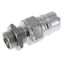 Steel DN 25 Hydraulic Coupling Plug 22 mm L Compression Ring Bulkhead ISO 7241-1 A/8434-1 D 34.3mm