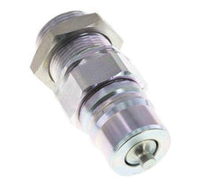 Steel DN 25 Hydraulic Coupling Plug 28 mm L Compression Ring Bulkhead ISO 7241-1 A/8434-1 D 34.3mm