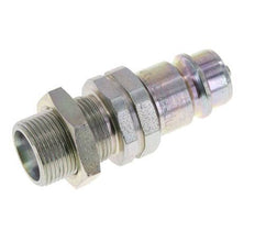 Steel DN 12.5 Hydraulic Coupling Plug 16 mm S Compression Ring Bulkhead ISO 7241-1 A/8434-1 D 20.5mm
