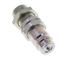 Steel DN 12.5 Hydraulic Coupling Plug 16 mm S Compression Ring Bulkhead ISO 7241-1 A/8434-1 D 20.5mm