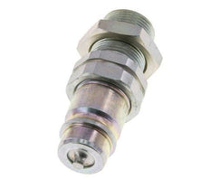 Steel DN 12.5 Hydraulic Coupling Plug 16 mm S Compression Ring Bulkhead ISO 7241-1 A/8434-1 D 20.5mm