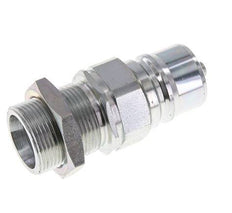 Steel DN 25 Hydraulic Coupling Plug 25 mm S Compression Ring Bulkhead ISO 7241-1 A/8434-1 D 34.3mm