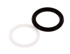 PTFE/NBR Seals Set for ISO 7241-1 A Hydraulic Coupling (12 mm and 26 mm) [2 Pieces]