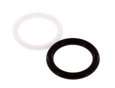 PTFE/NBR Seals Set for ISO 7241-1 A Hydraulic Coupling (12 mm and 26 mm) [2 Pieces]