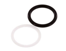 PTFE/NBR Seals Set for ISO 7241-1 A Hydraulic Coupling (17.3 mm and 31 mm) [5 Pieces]