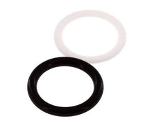 PTFE/NBR Seals Set for ISO 7241-1 A Hydraulic Coupling (20.5 mm and 38 mm) [5 Pieces]