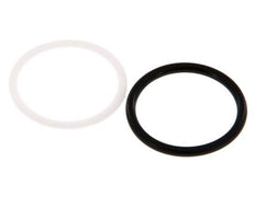 PTFE/NBR Seals Set for ISO 7241-1 A Hydraulic Coupling (29.1 mm and 46 mm) [2 Pieces]