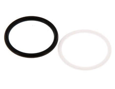 PTFE/NBR Seals Set for ISO 7241-1 A Hydraulic Coupling (29.1 mm and 46 mm) [2 Pieces]
