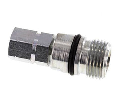 Steel DN 6.3 Hydraulic Coupling Socket G 1/4 inch Female Threads ISO 14541 D M24 x 2
