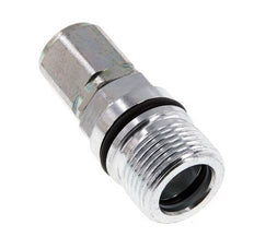 Steel DN 10 Hydraulic Coupling Socket M16x1.5 Female Threads ISO 14541 D M28 x 2
