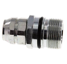 Steel DN 12.5 Hydraulic Coupling Socket G 3/8 inch Female Threads ISO 14541 D M36 x 2