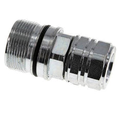 Steel DN 20 Hydraulic Coupling Socket M22x1.5 Female Threads ISO 14541 D M42 x 2