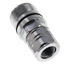 Steel DN 20 Hydraulic Coupling Socket M22x1.5 Female Threads ISO 14541 D M42 x 2