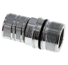 Steel DN 20 Hydraulic Coupling Socket M22x1.5 Female Threads ISO 14541 D M42 x 2